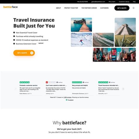 battleface travel insurance reviews
